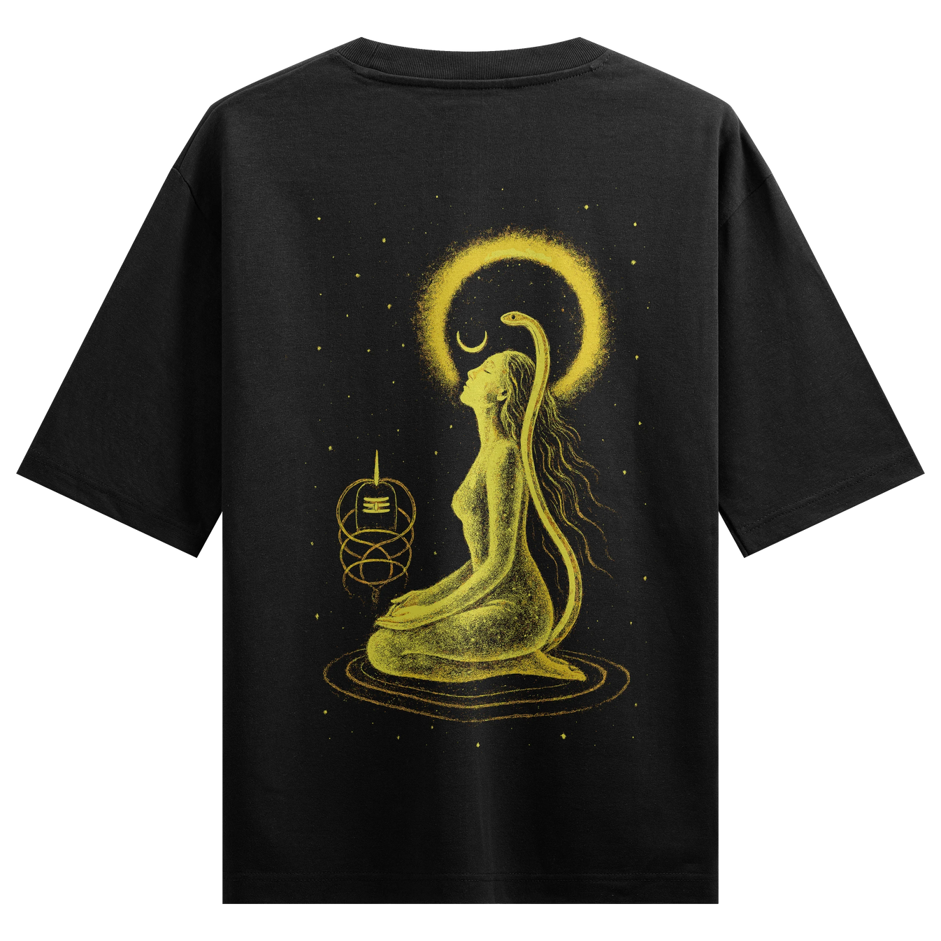 Shiva artwork on PRDGY oversized t-shirt