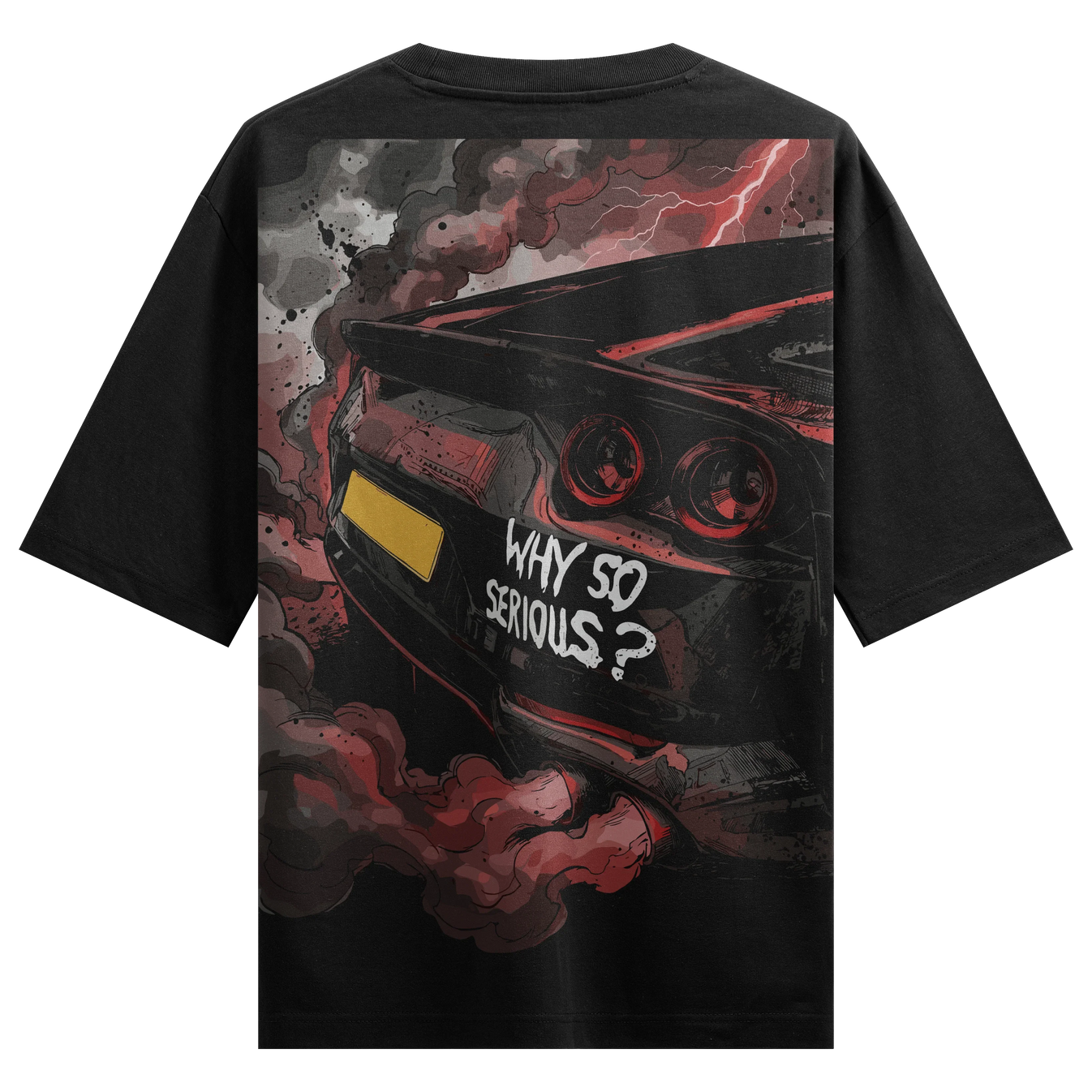 WHY SO SERIOUS? artwork on PRDGY oversized t-shirt