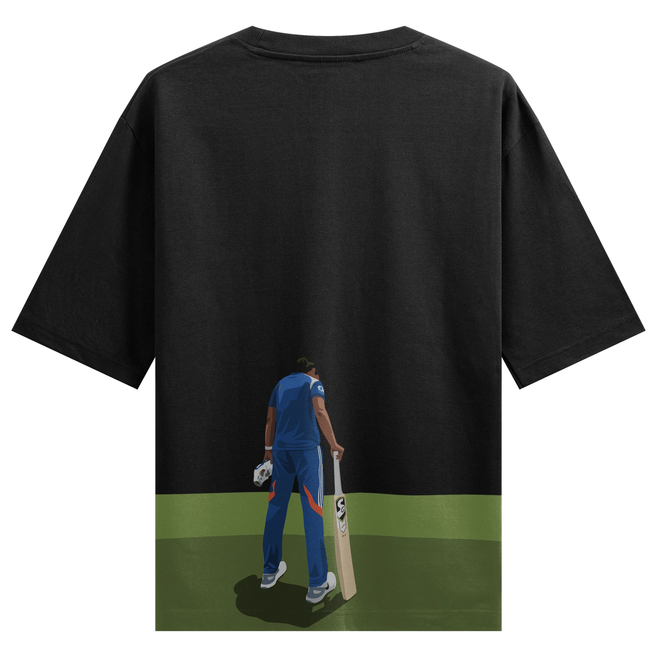 Cricket artwork on PRDGY oversized t-shirt