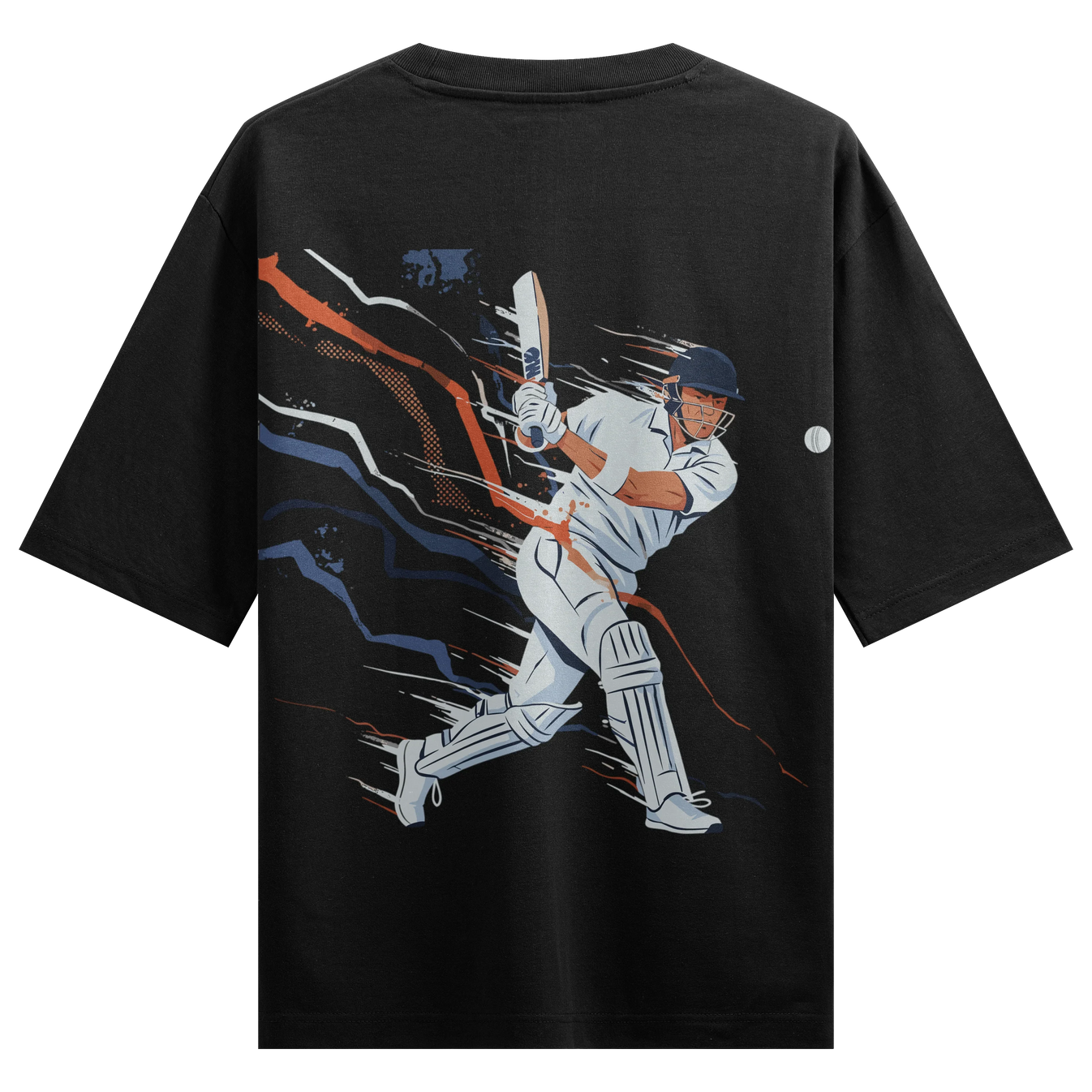 Cricket artwork on PRDGY oversized t-shirt