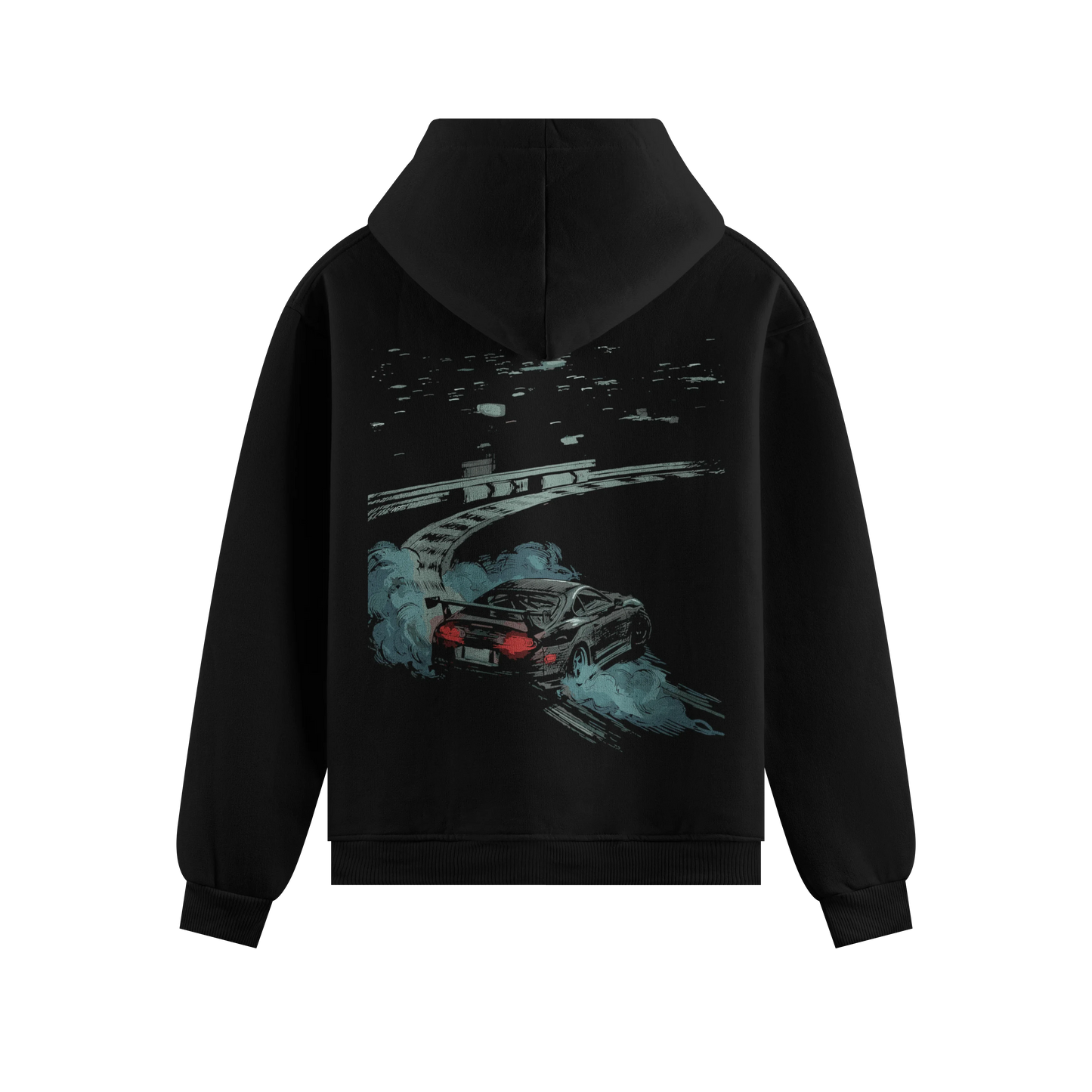 PRDGY Midnight Missile Oversized Hoodie