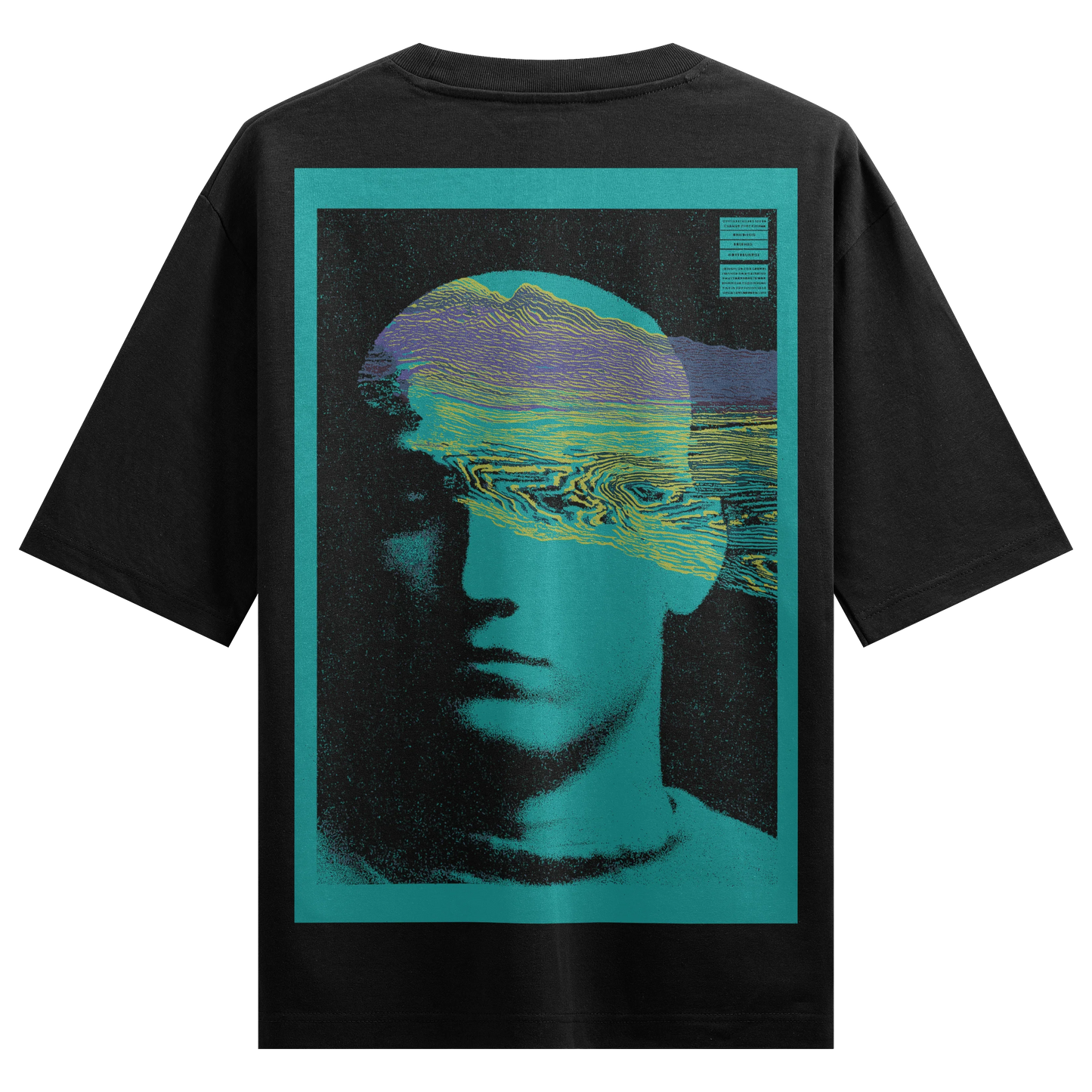 PRDGY Mind Glitch Oversized T-Shirt