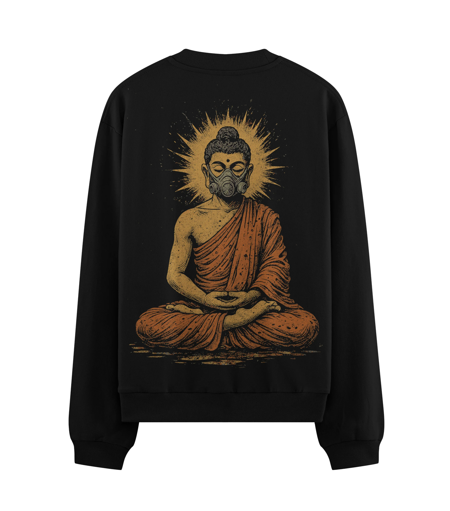 PRDGY Modern Buddha Oversized  Sweatshirt