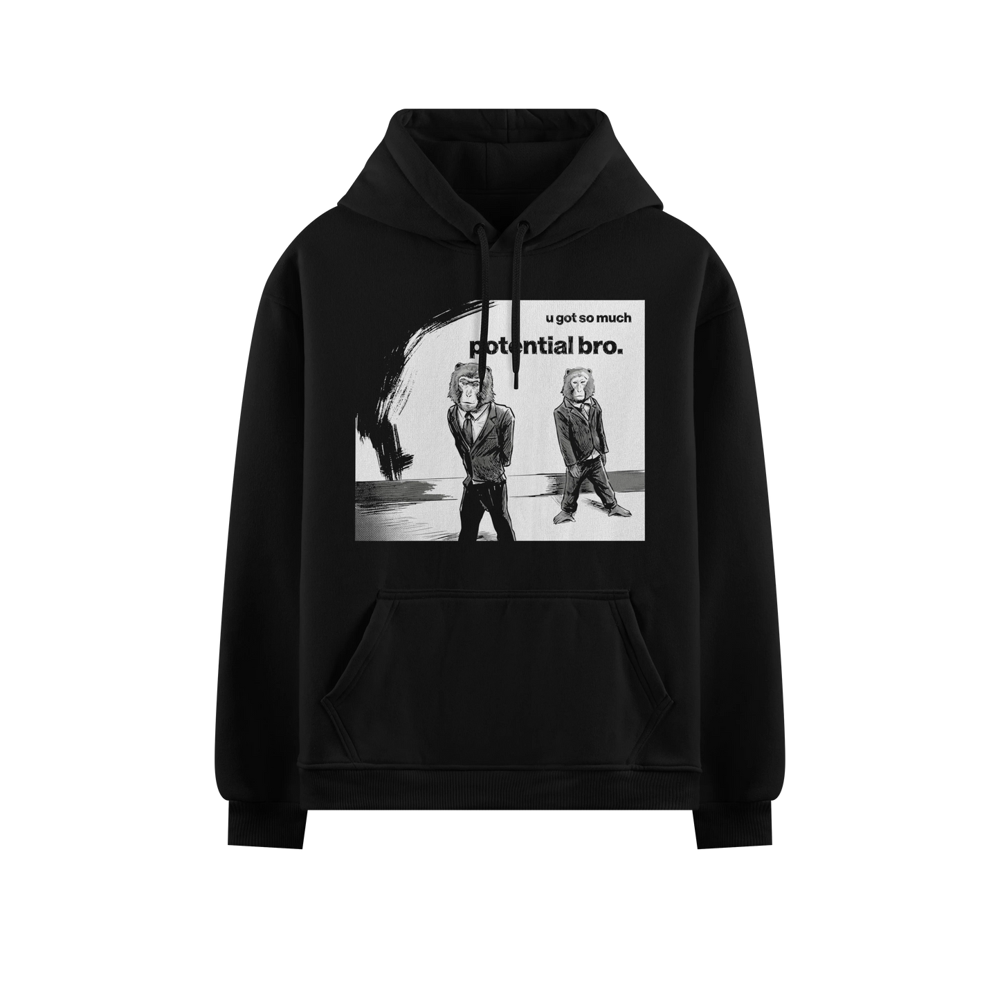 PRDGY Monkey Business Oversized Hoodie