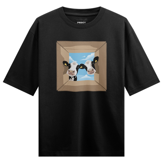 PRDGY Mooooo Oversized T-Shirt