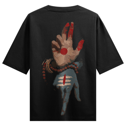 PRDGY Nataraj Mudra Oversized T-Shirt