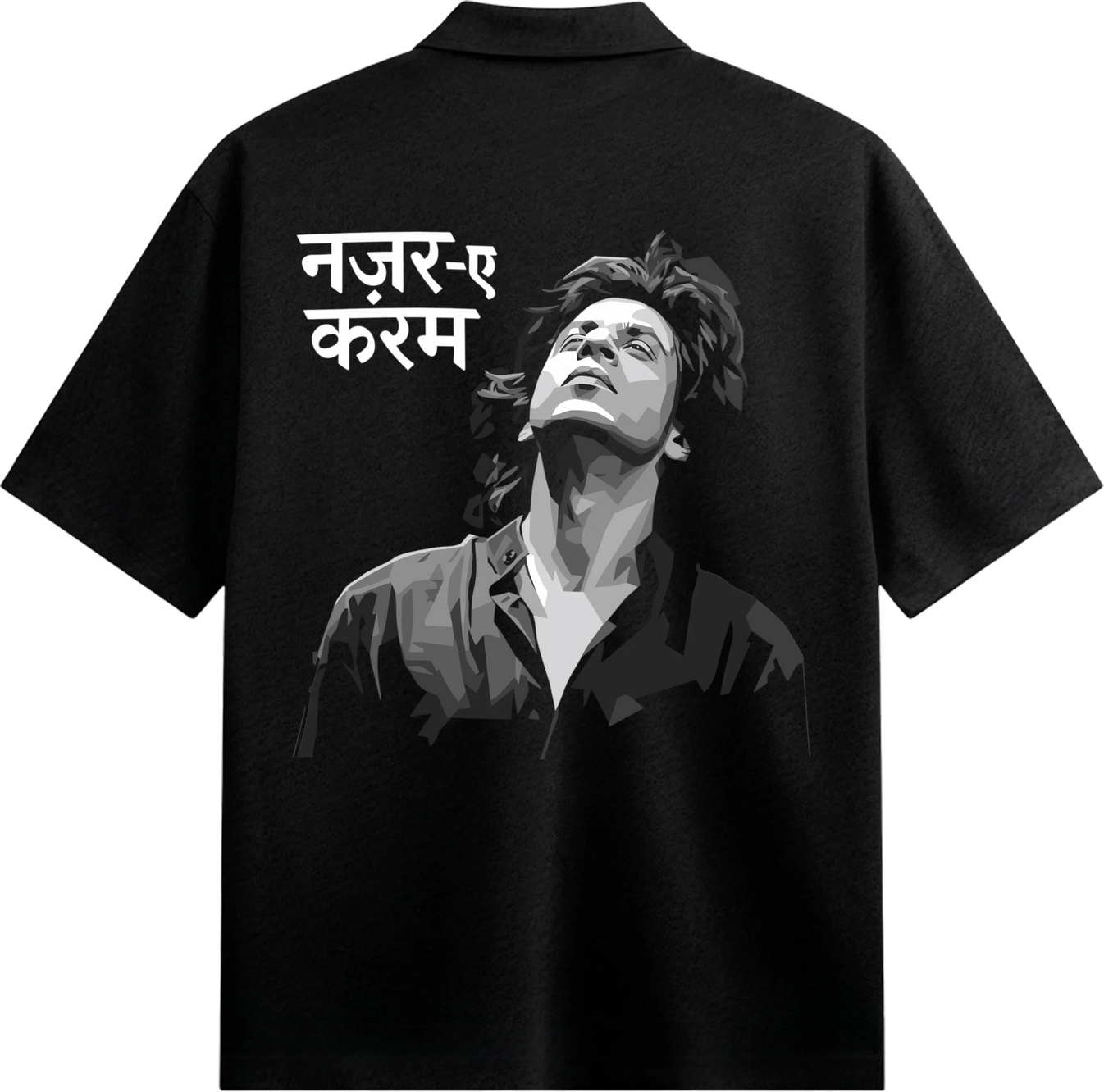 Shah Rukh Khan artwork on PRDGY oversized t-shirt