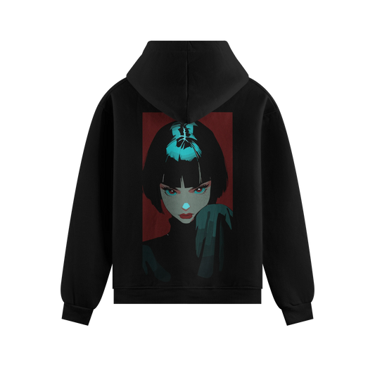 PRDGY Neon Noir Oversized Hoodie