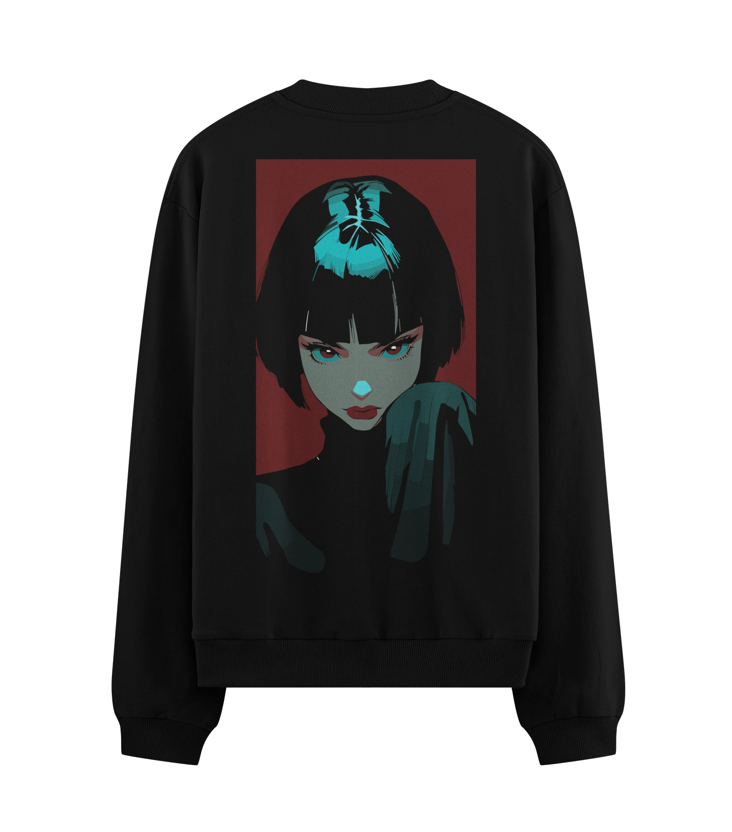 PRDGY Neon Noir Oversized Sweatshirt