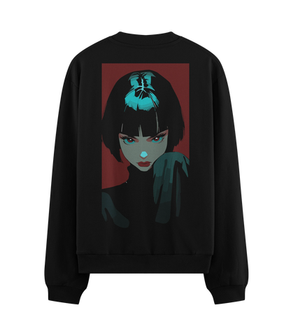 PRDGY Neon Noir Oversized Sweatshirt