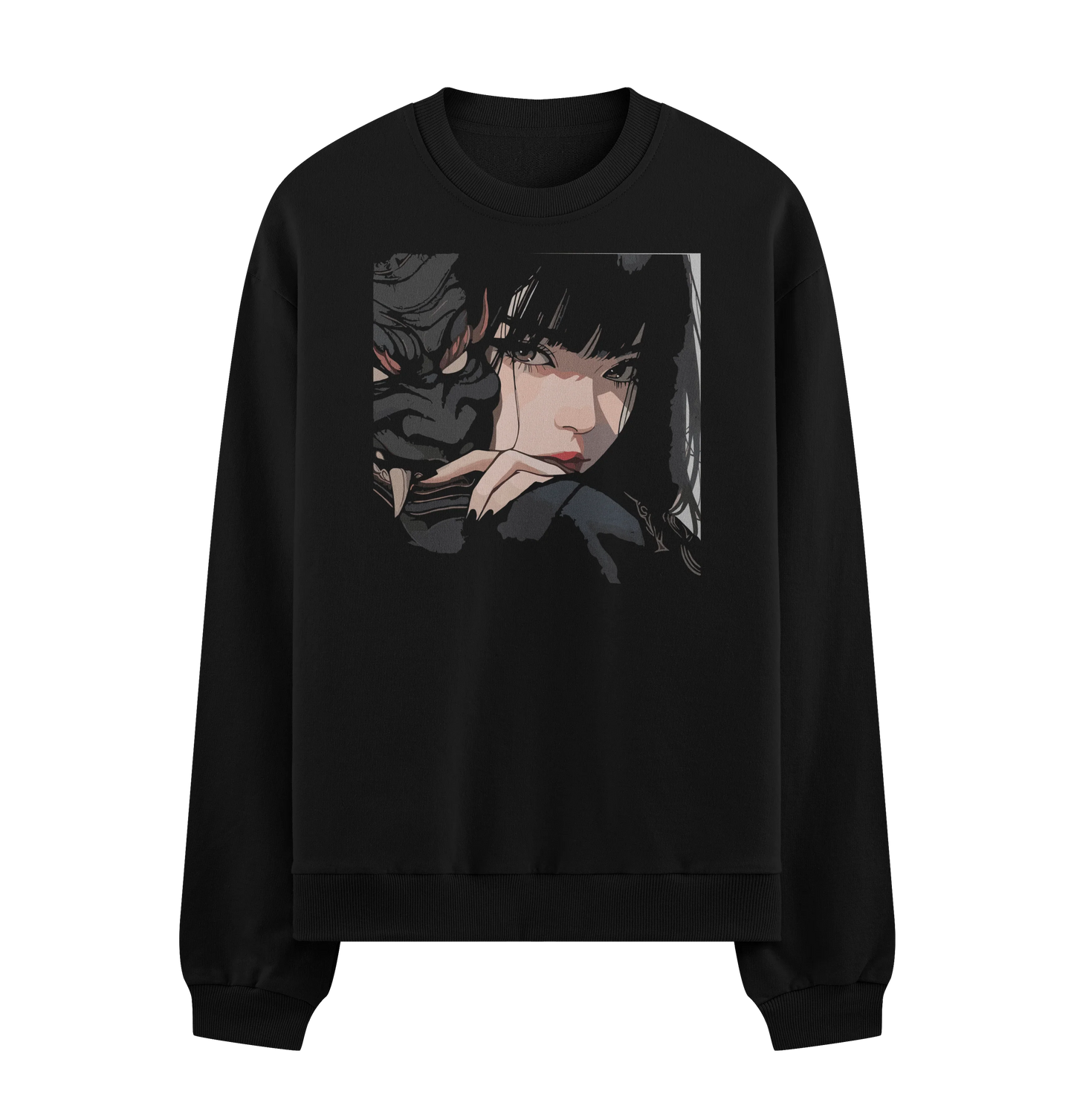 PRDGY Oni Girl Oversized Sweatshirt