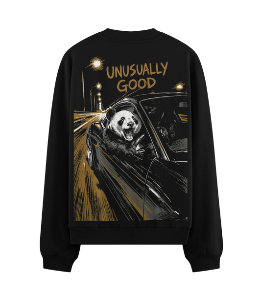 PRDGY Panda Driver Oversized Sweatshirt