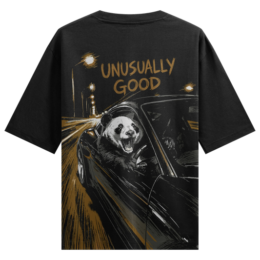 PRDGY Panda Driver Oversized T-Shirt