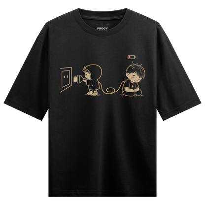 PRDGY Permanent Power-Bank Oversized T-Shirt