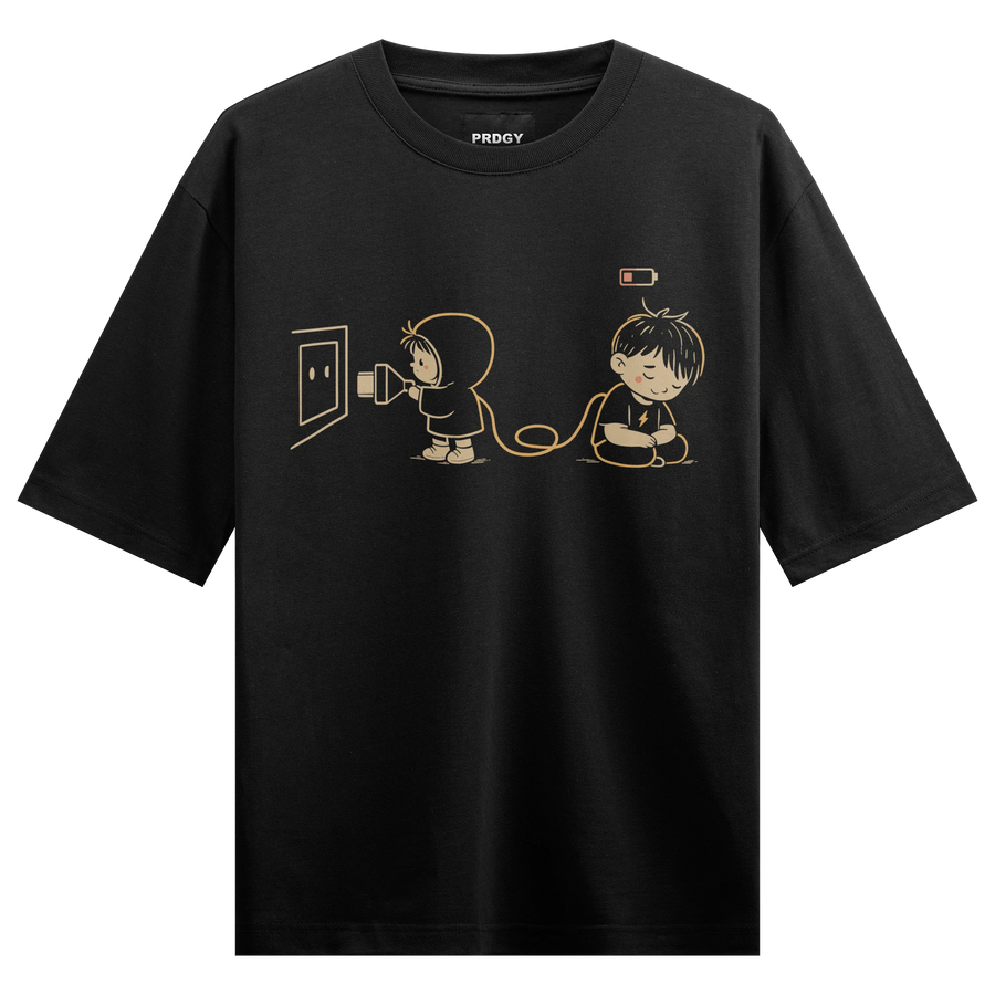 PRDGY Permanent Power-Bank Oversized T-Shirt