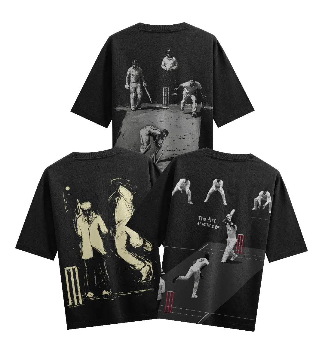 The Art Of Letting Go artwork on PRDGY oversized t-shirt