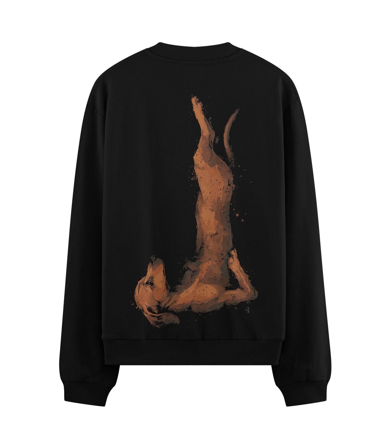 Dachshund artwork on PRDGY sweatshirt