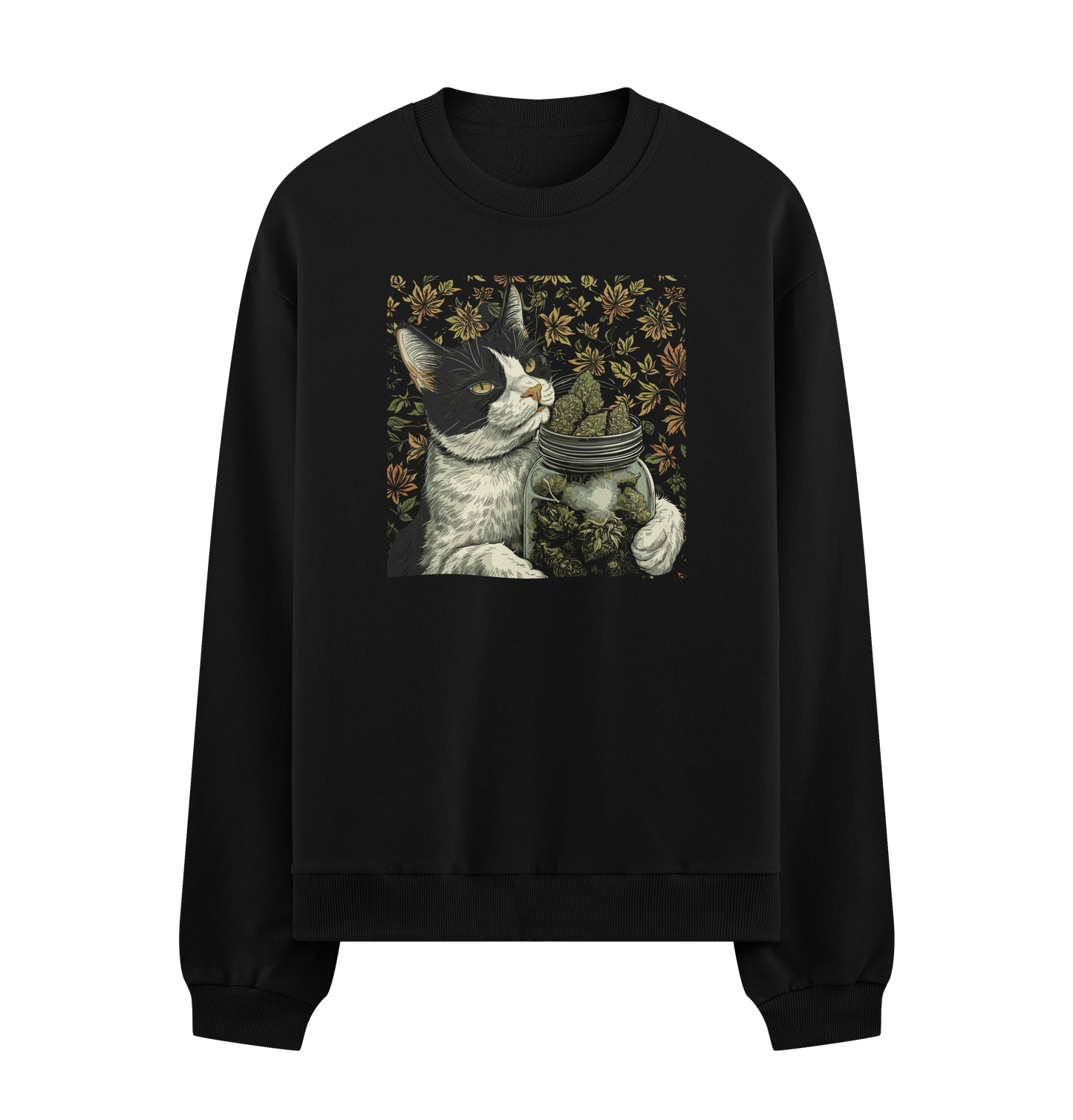 PRDGY Puss in Kush Oversized Sweatshirt