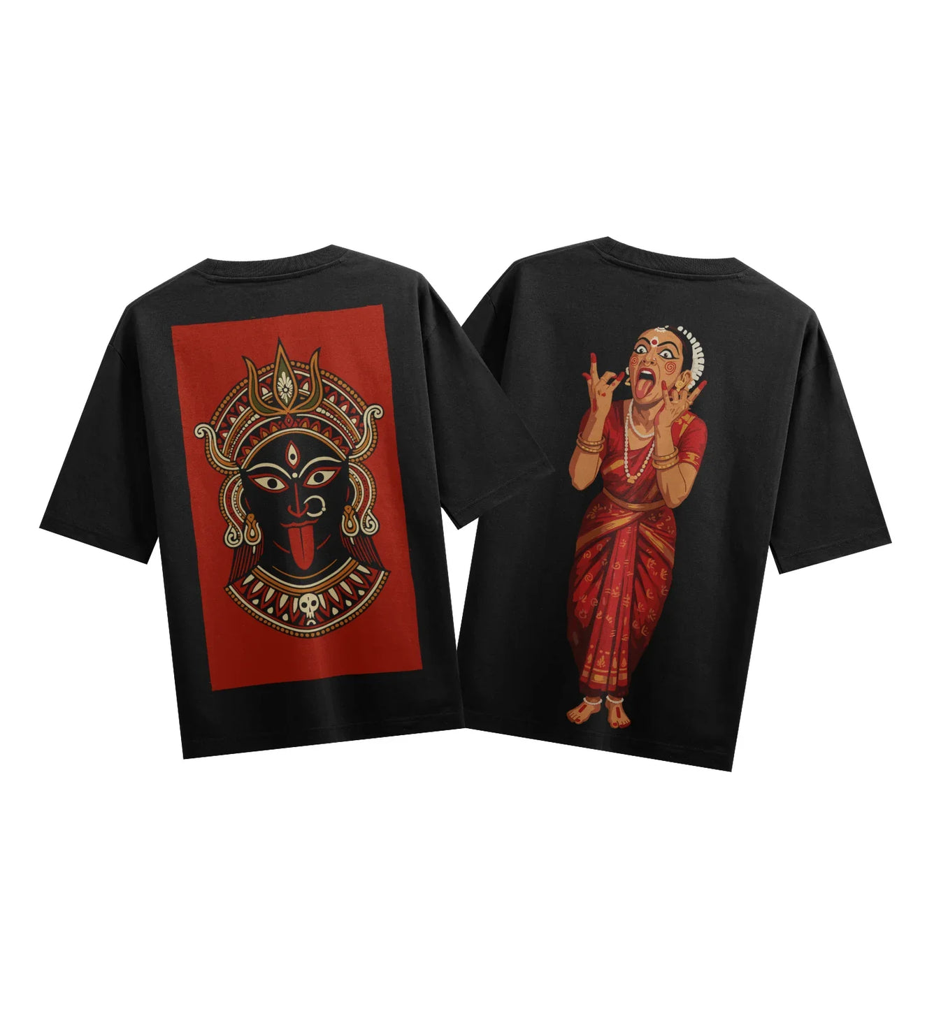 Kali artwork on PRDGY oversized t-shirt