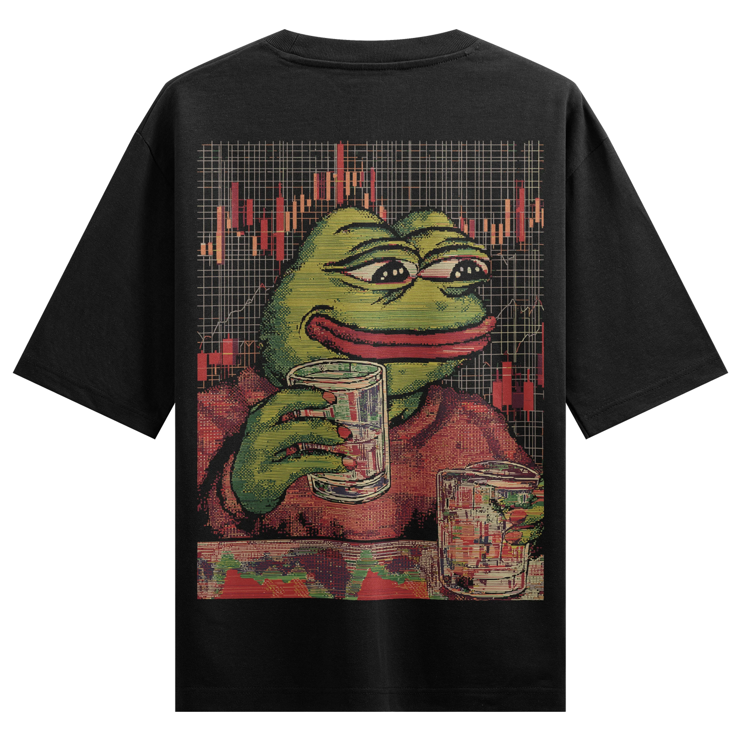 PRDGY Red Candle Club Oversized T-Shirt