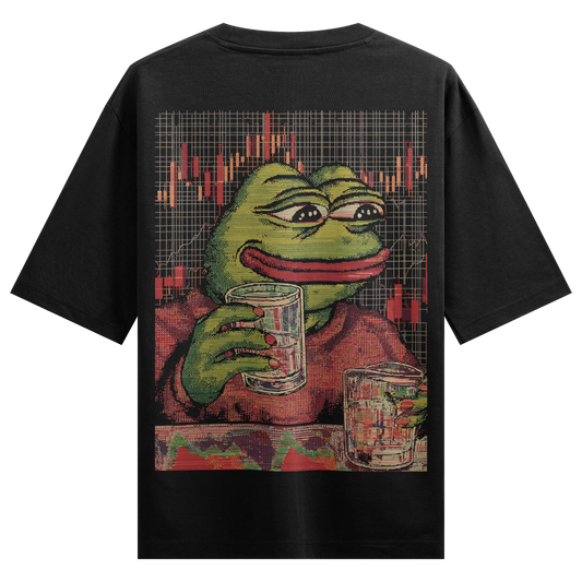 PRDGY Red Candle Club Oversized T-Shirt