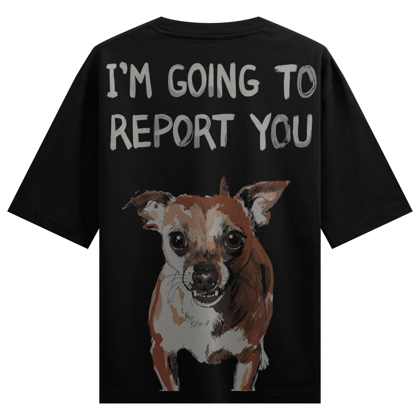 PRDGY Reporting Dog Oversized T-shirt