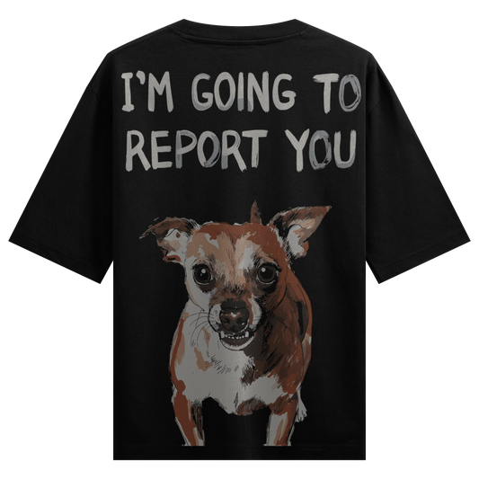 PRDGY Reporting Dog Oversized T-shirt