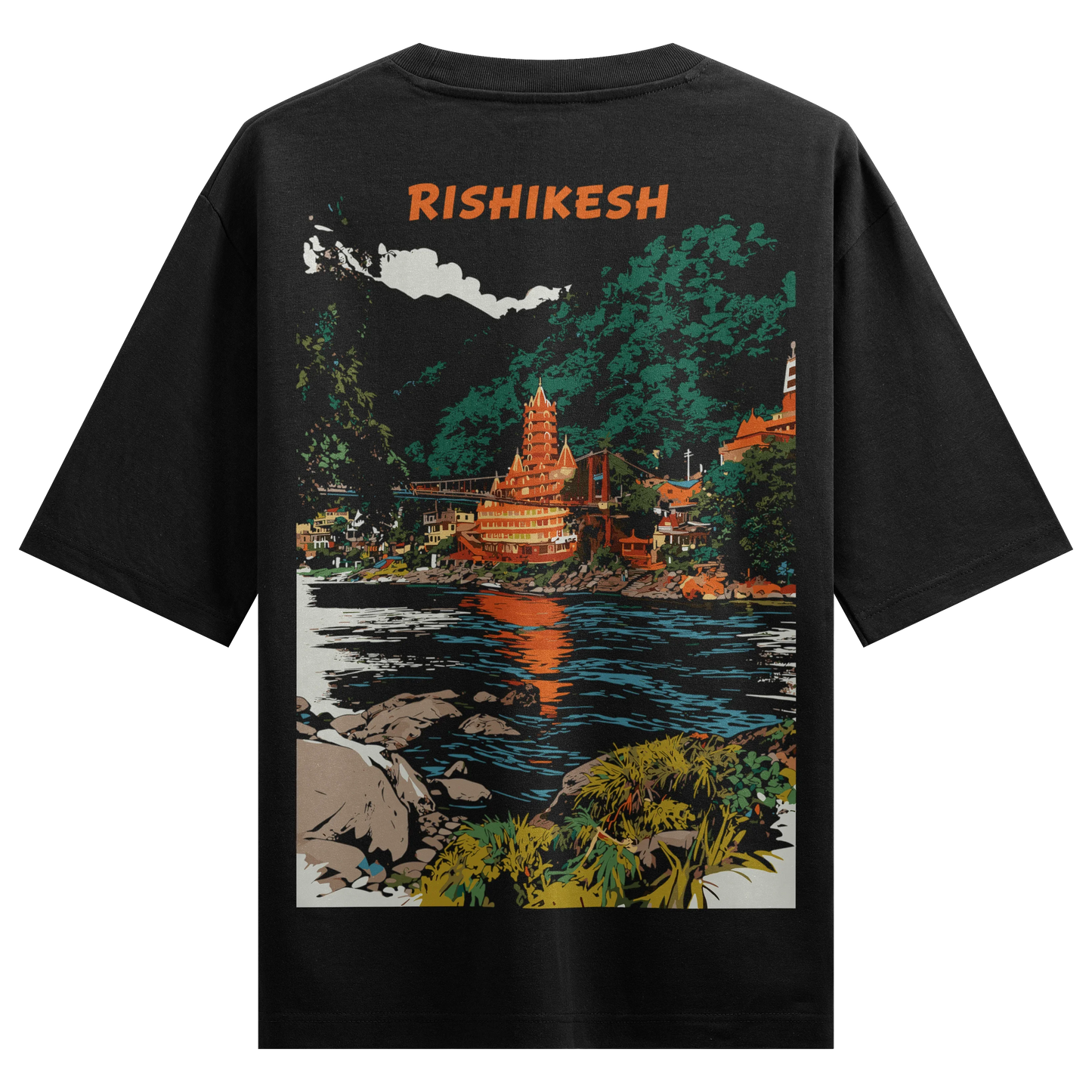 PRDGY Rishikesh Vibes Oversized T-Shirt