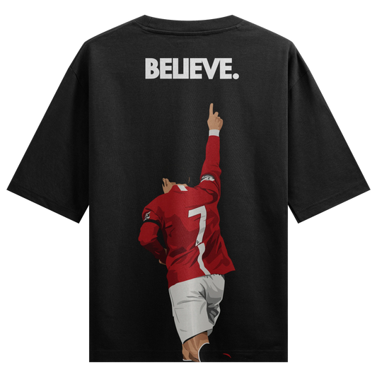 PRDGY Ronaldo Believed Oversized T-Shirt