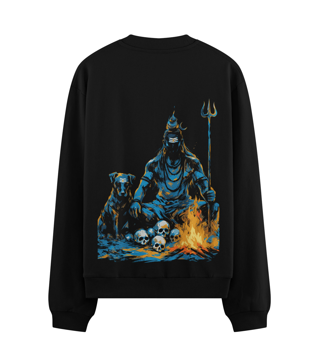 Shiva artwork on PRDGY sweatshirt