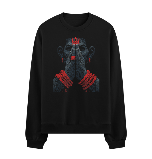 PRDGY Rudra Ansh Front Oversized Sweatshirt