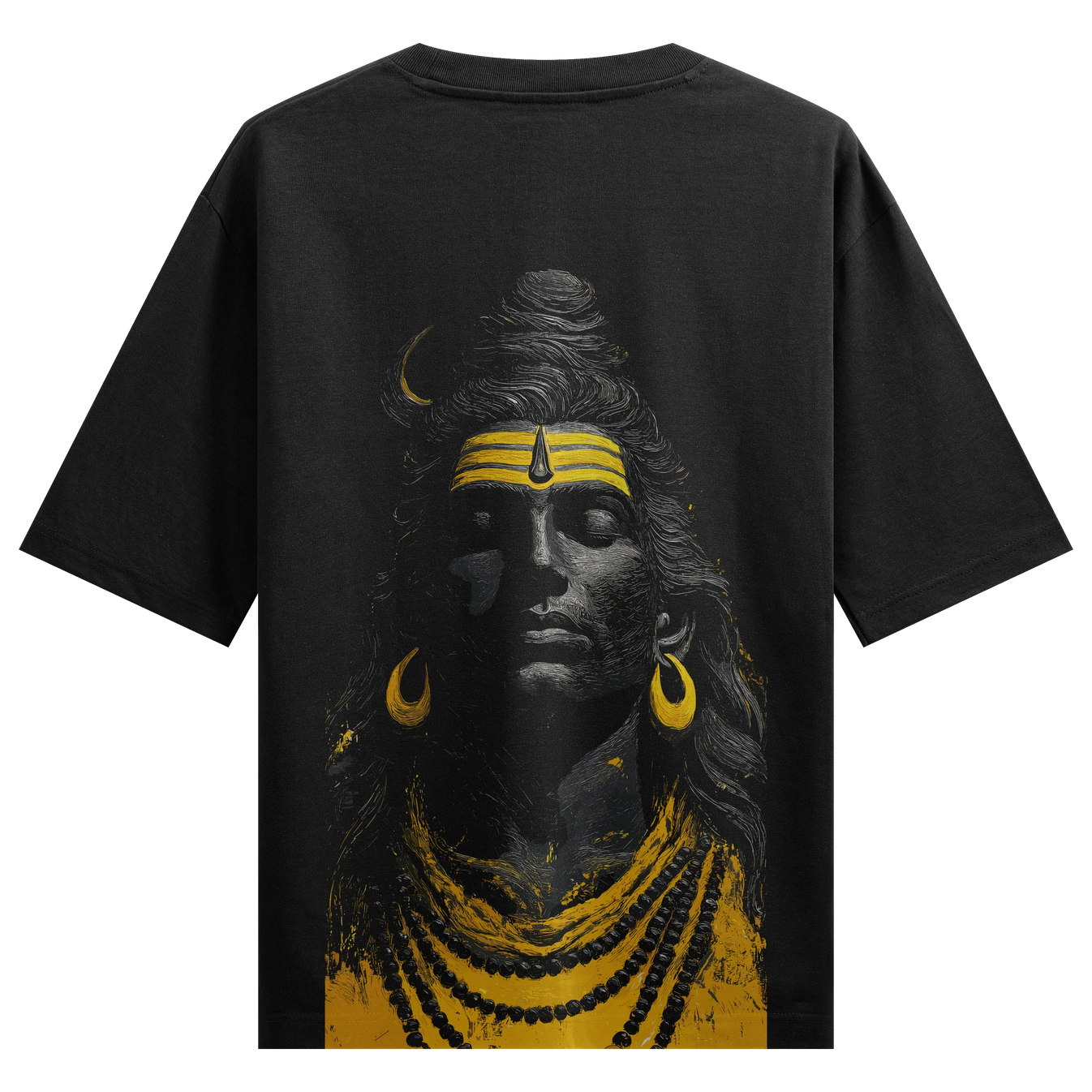 Shiva artwork on PRDGY oversized t-shirt