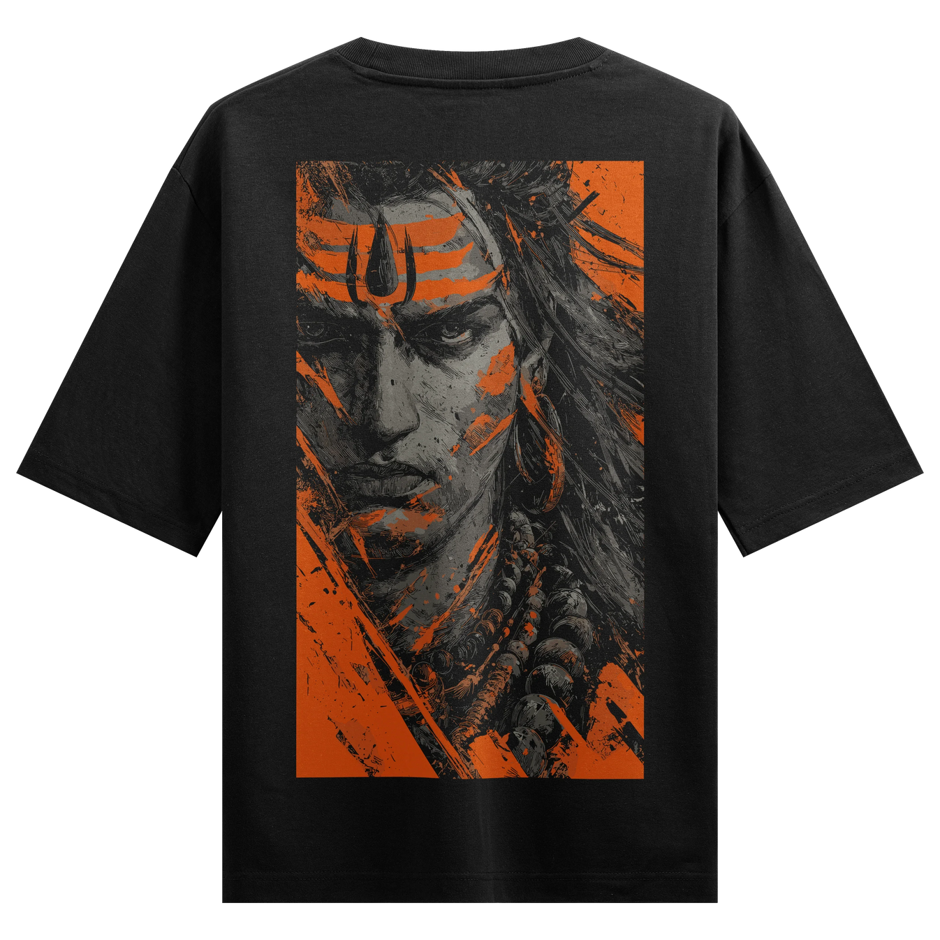 Shiva artwork on PRDGY oversized t-shirt
