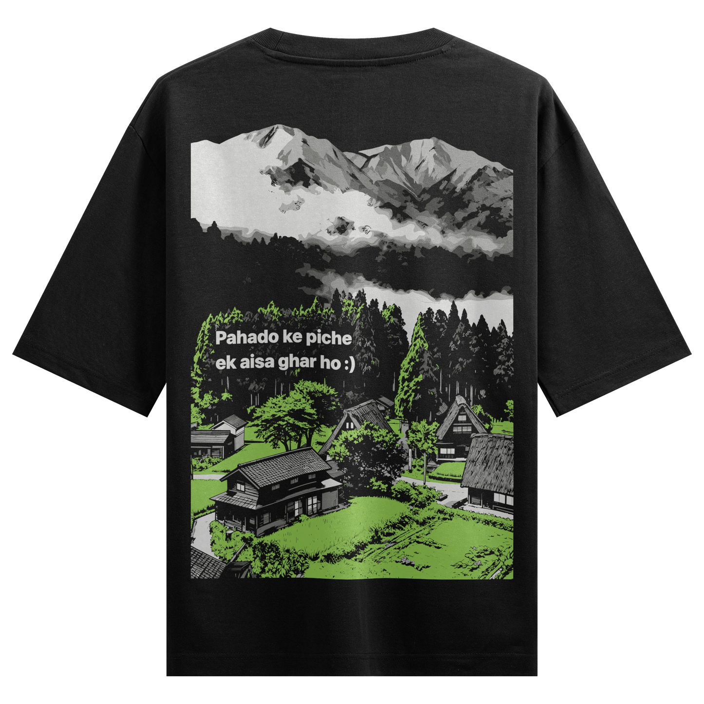 PRDGY Sapno ka Ghar Oversized T-Shirt