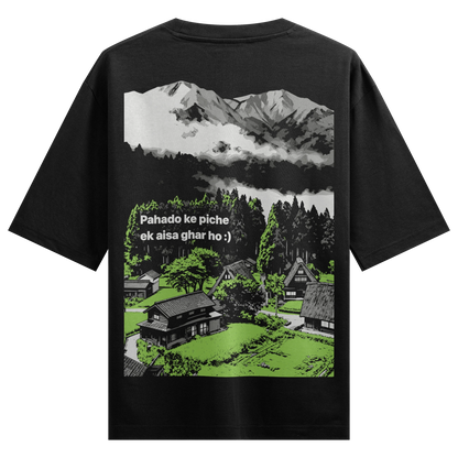 PRDGY Sapno ka Ghar Oversized T-Shirt
