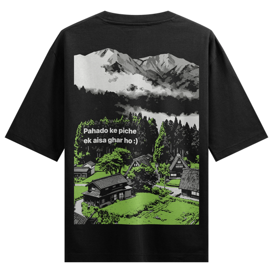 PRDGY Sapno ka Ghar Oversized T-Shirt