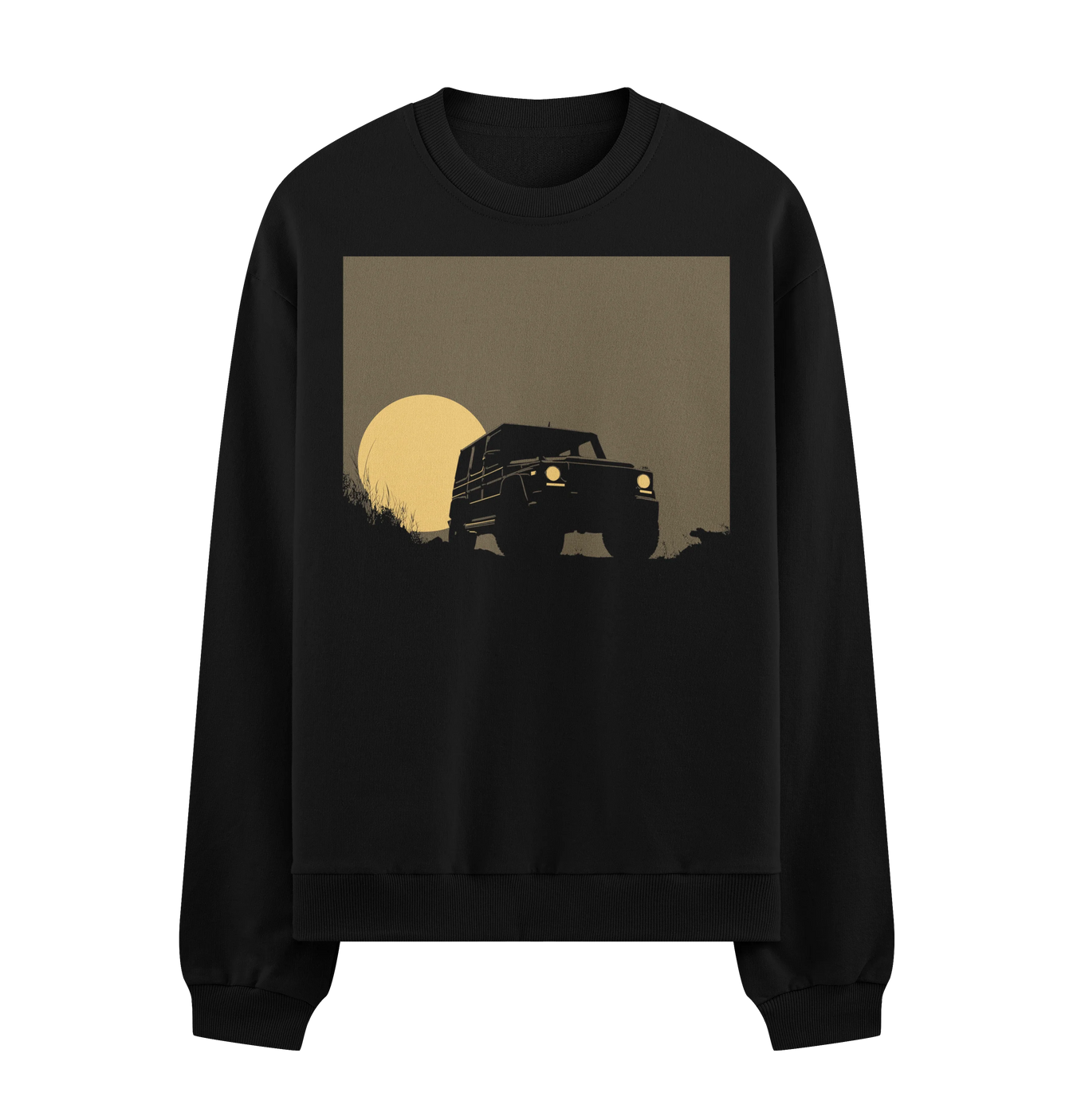 Off-road Vehicle artwork on PRDGY sweatshirt