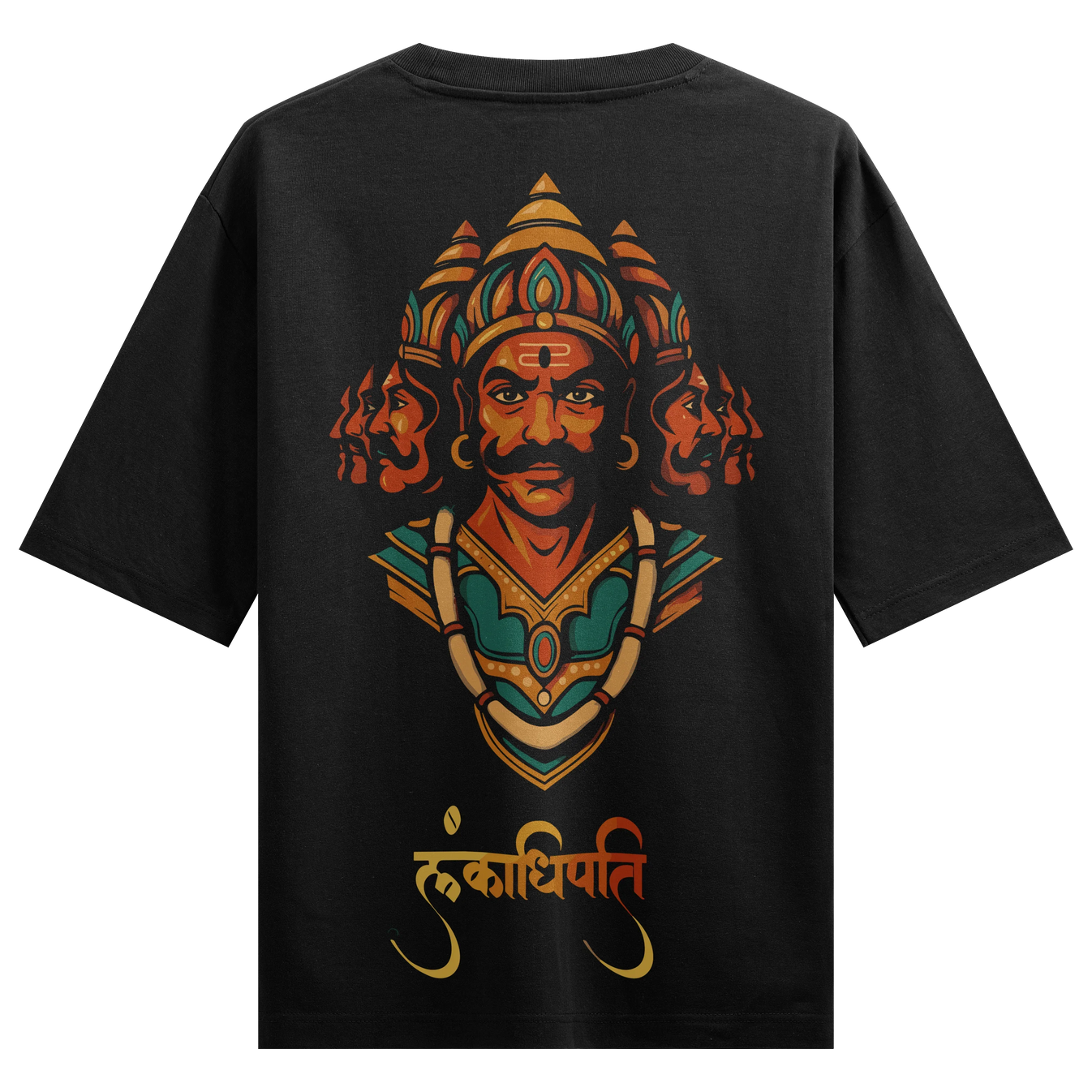 Ravana artwork on PRDGY oversized t-shirt