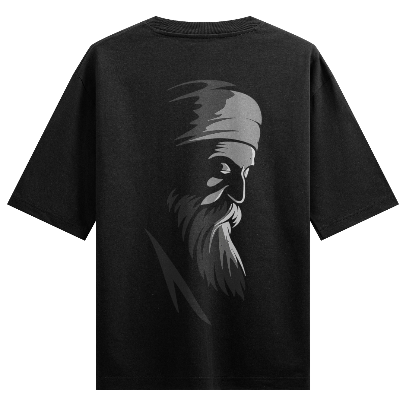 Guru Nanak Dev Ji artwork on PRDGY oversized t-shirt