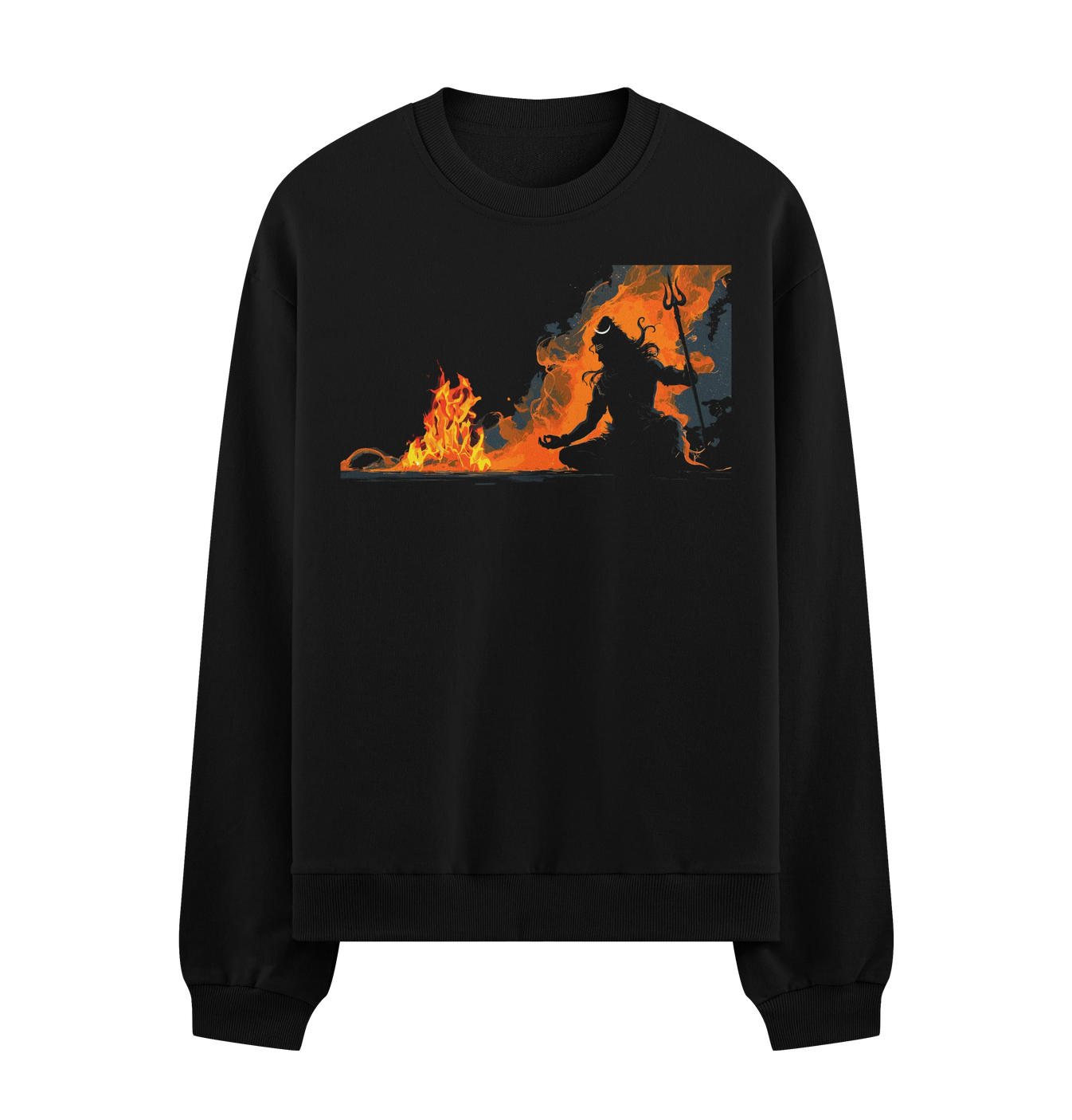 Shiva artwork on PRDGY sweatshirt