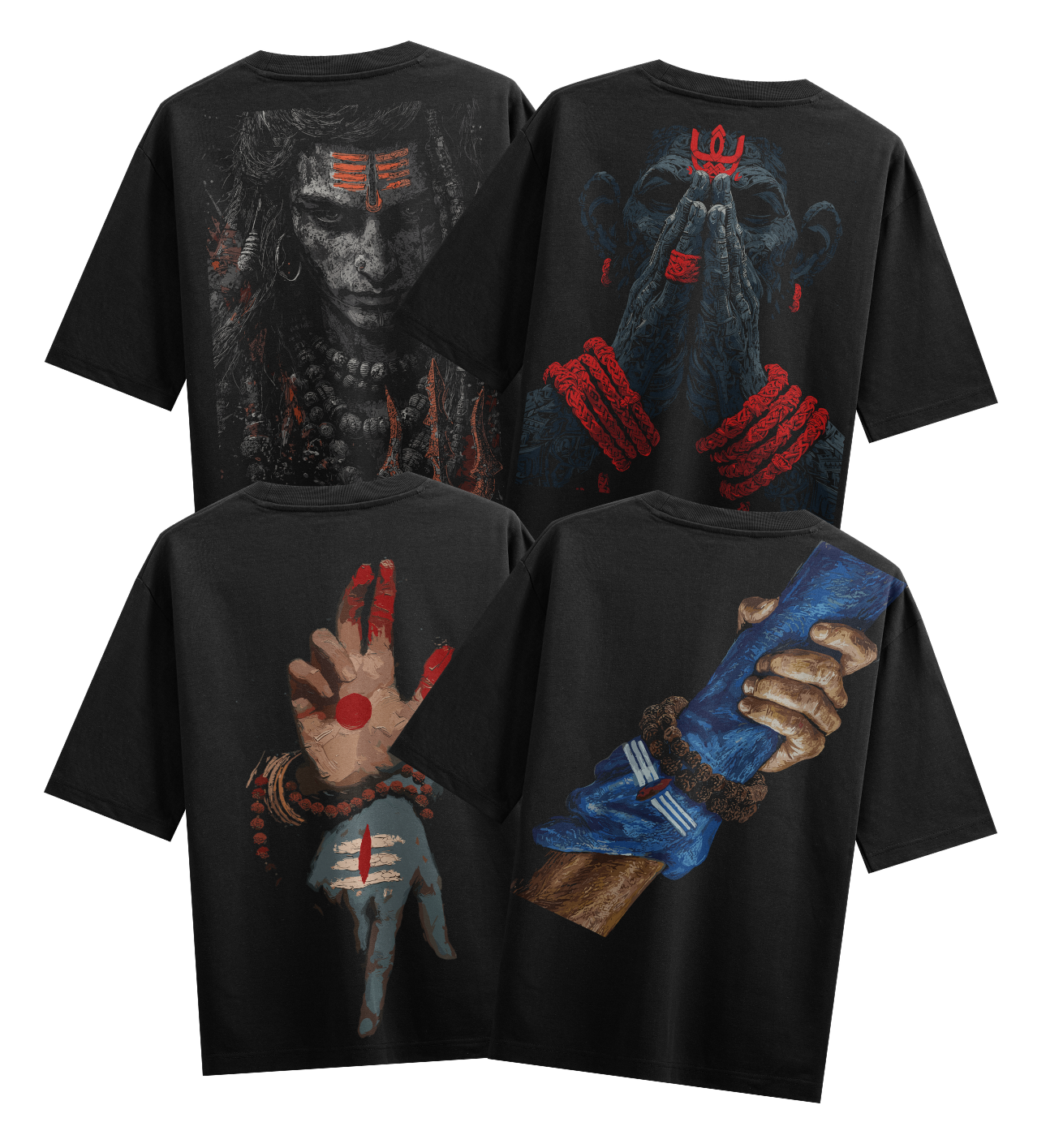 Spiritual Warriors Bundle T-Shirt by PRDGY — powerful deities and sacred symbols, spiritual design