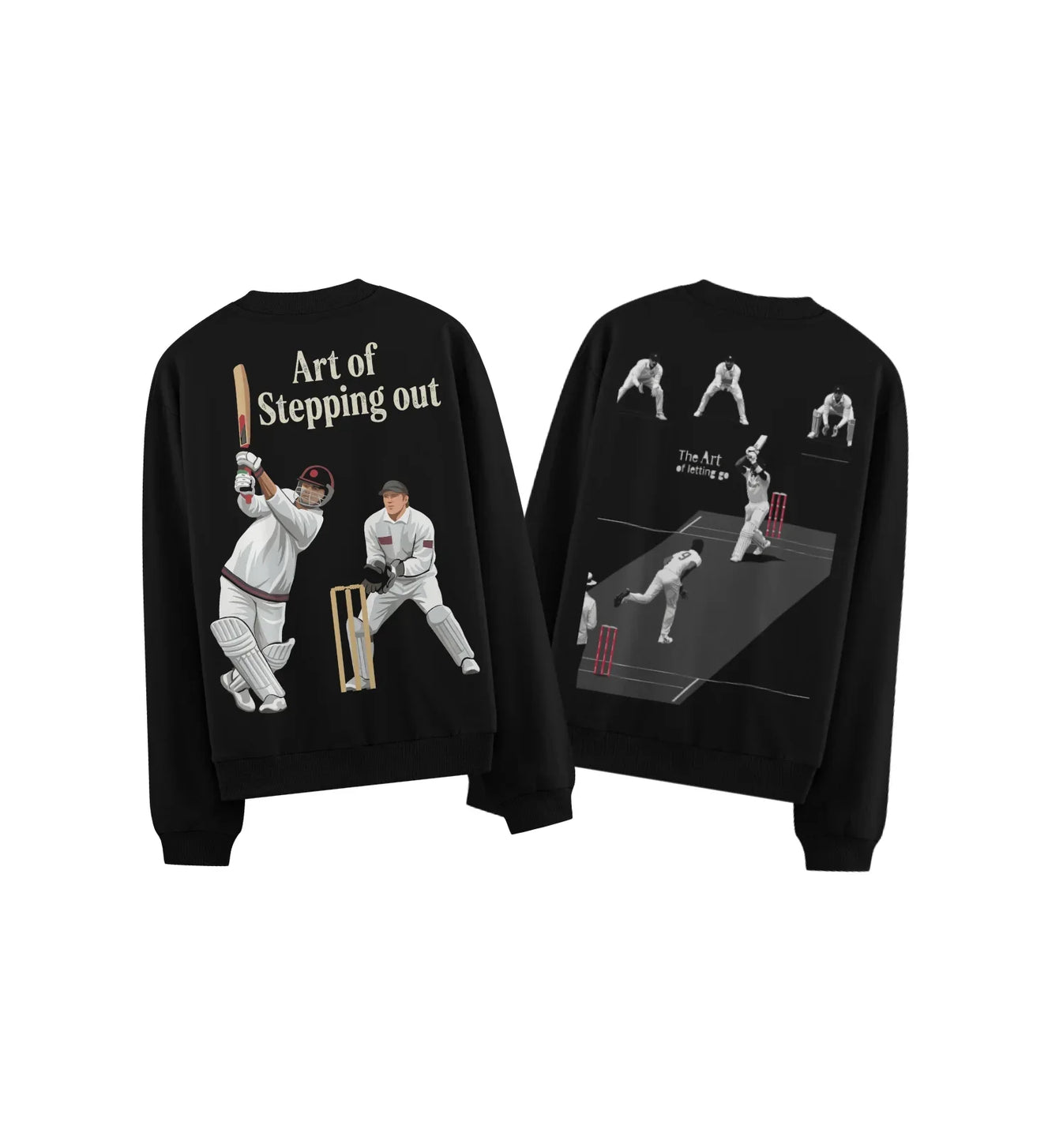 Cricket artwork on PRDGY sweatshirt
