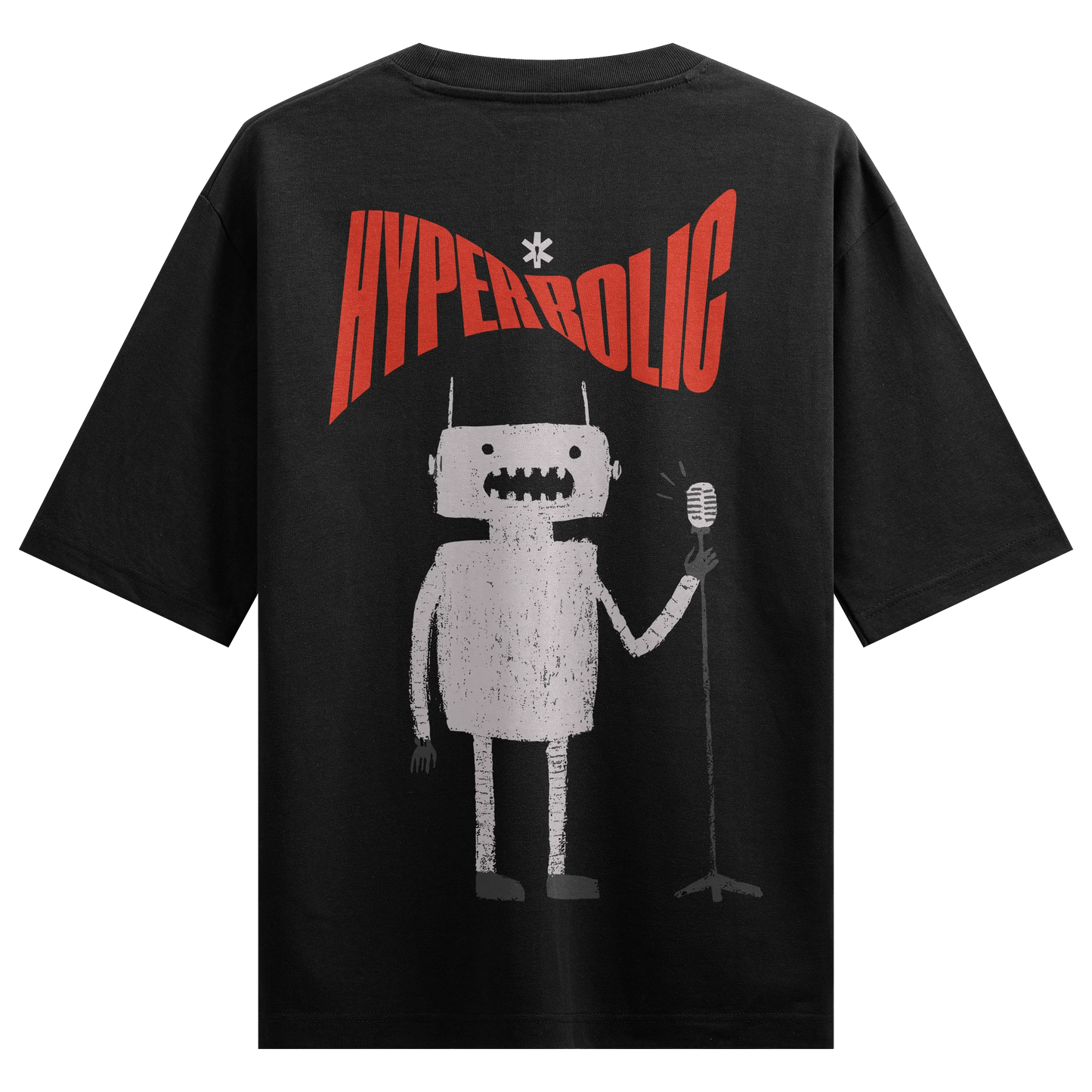 PRDGY Stand-Up Robot Oversized T-Shirt