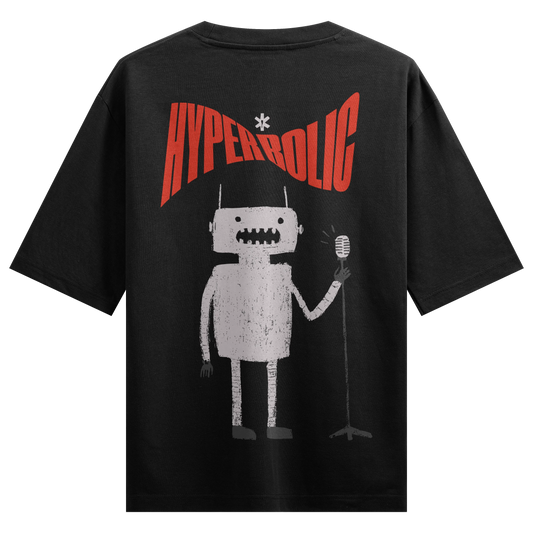 PRDGY Stand-Up Robot Oversized T-Shirt