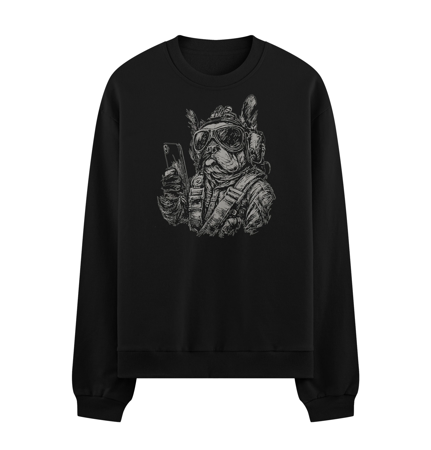 PRDGY Tactical Frenchie Oversized Sweatshirt