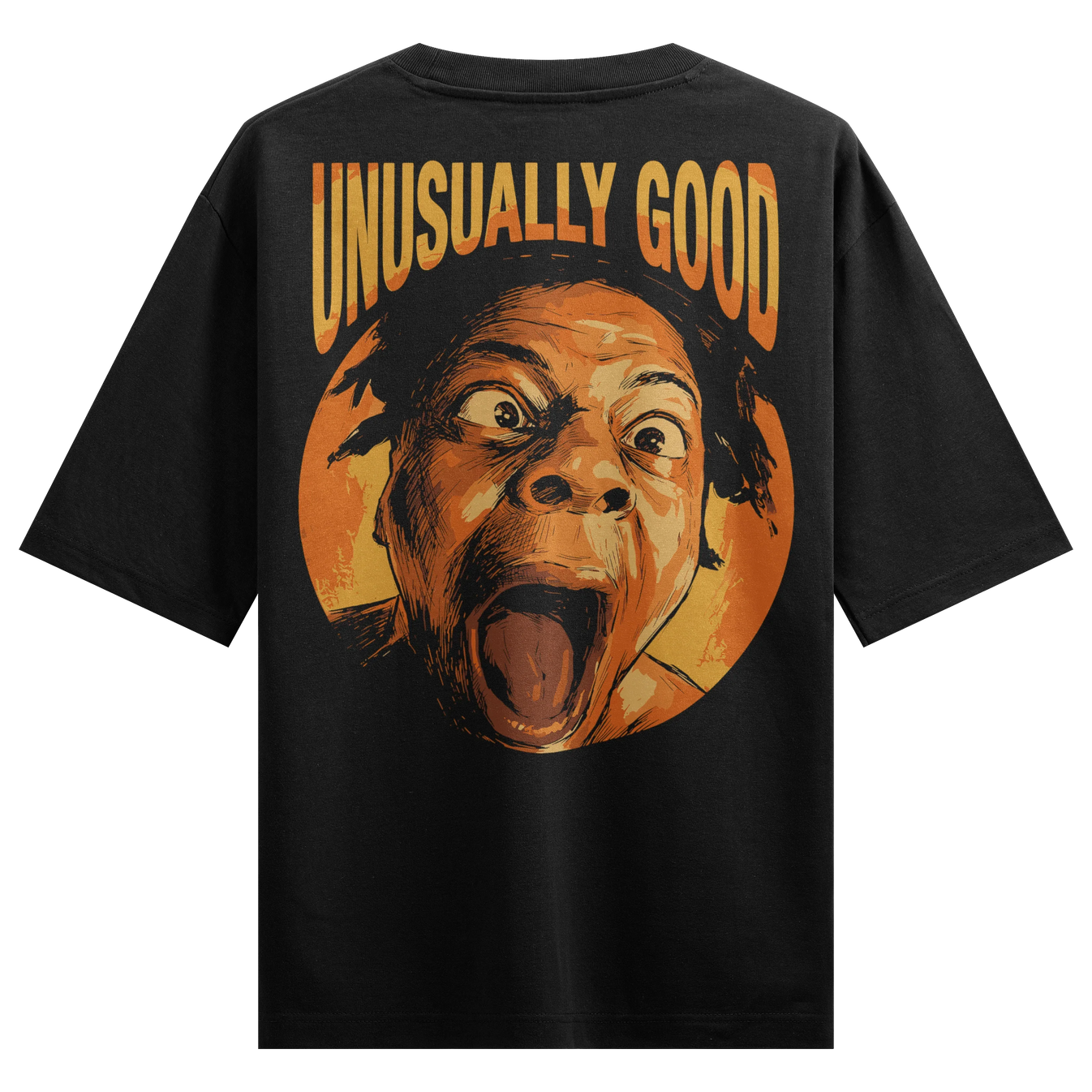 UNUSUALLY GOOD artwork on PRDGY oversized t-shirt
