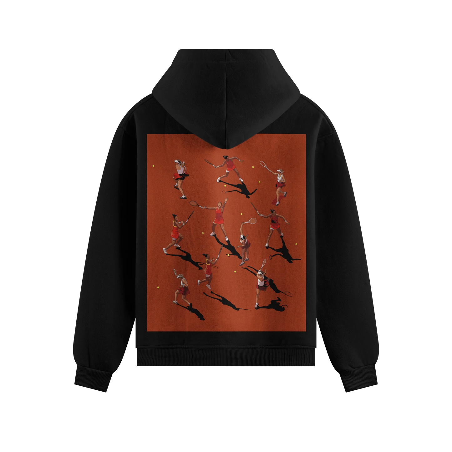 PRDGY Tennis Montage Oversized Hoodie