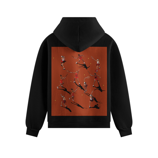 PRDGY Tennis Montage Oversized Hoodie
