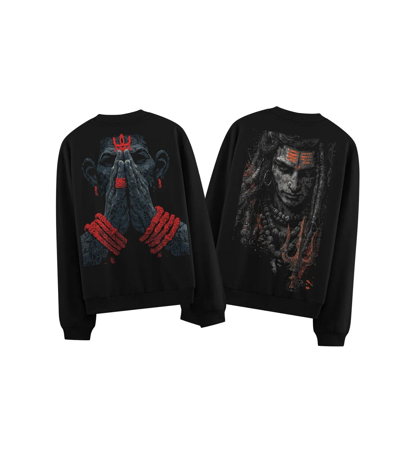 Shiva artwork on PRDGY sweatshirt