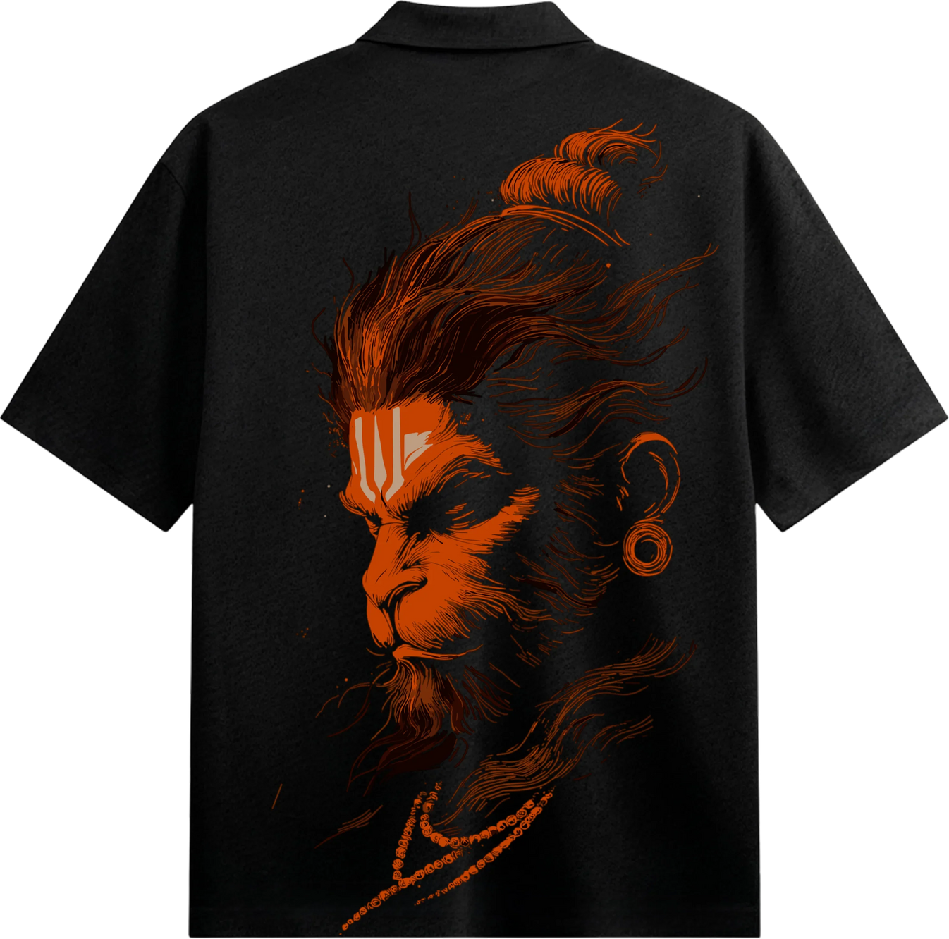 Hanuman artwork on PRDGY oversized t-shirt